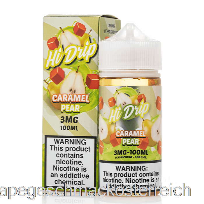 Karamellbirne - Hi-Drip-E-Liquids - 100 Ml 6 Mg Vape-Geschmack